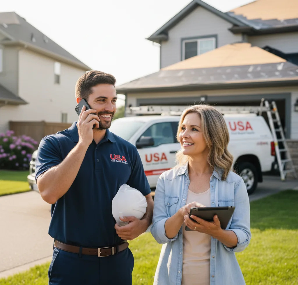 USA Roof Repair Experts customer support in Yoncalla